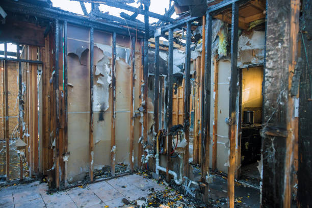 Professional Fire Damage Removal technician working in Upper Nyack, NY
